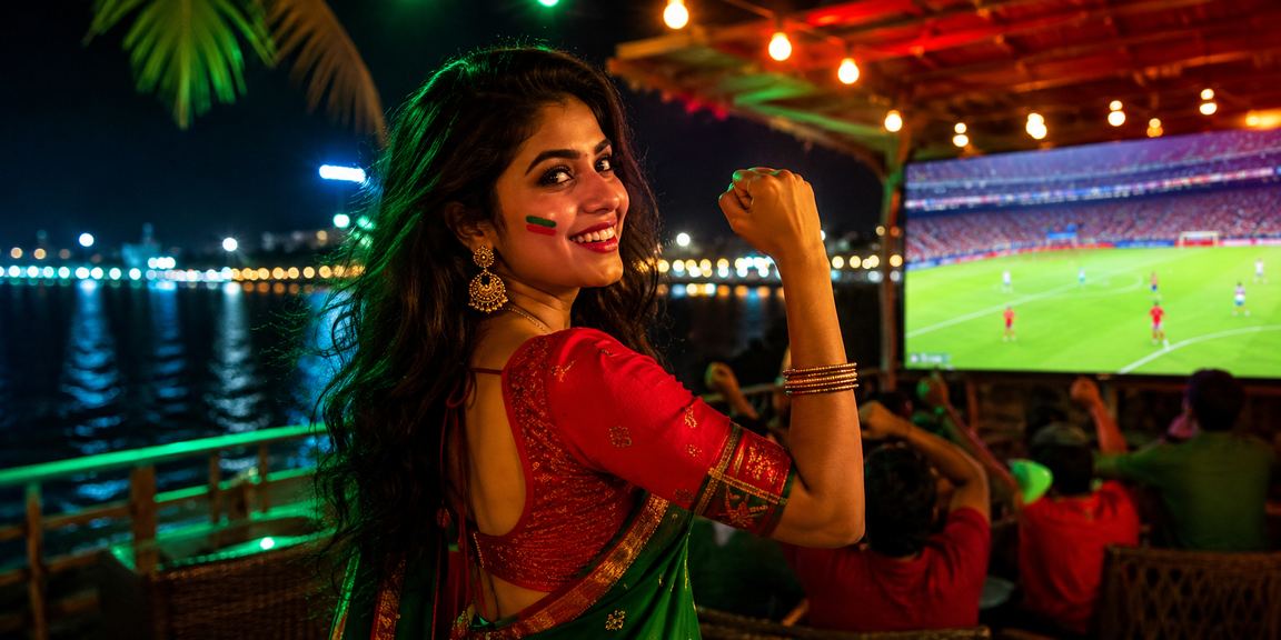 সেন্ট মার্টিন দ্বীপে লাল-সবুজ পরিবেশে বেটিং উপভোগ করছেন একজন ব্যবহারকারী